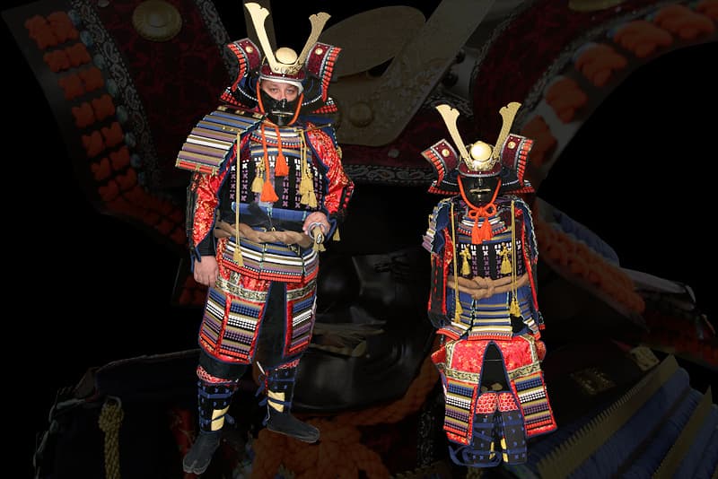 Armadura samurái japonesa siglos XVI-XVIII