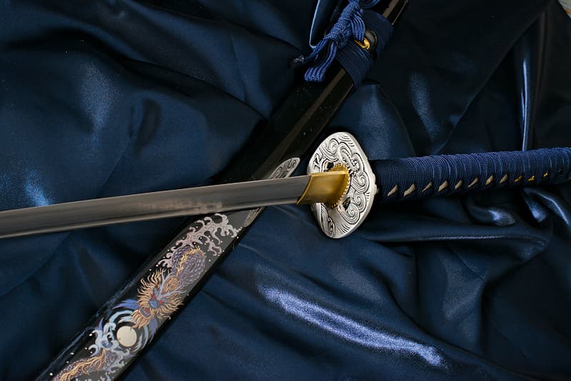 Katana afilada, la espada larga de los samuráis