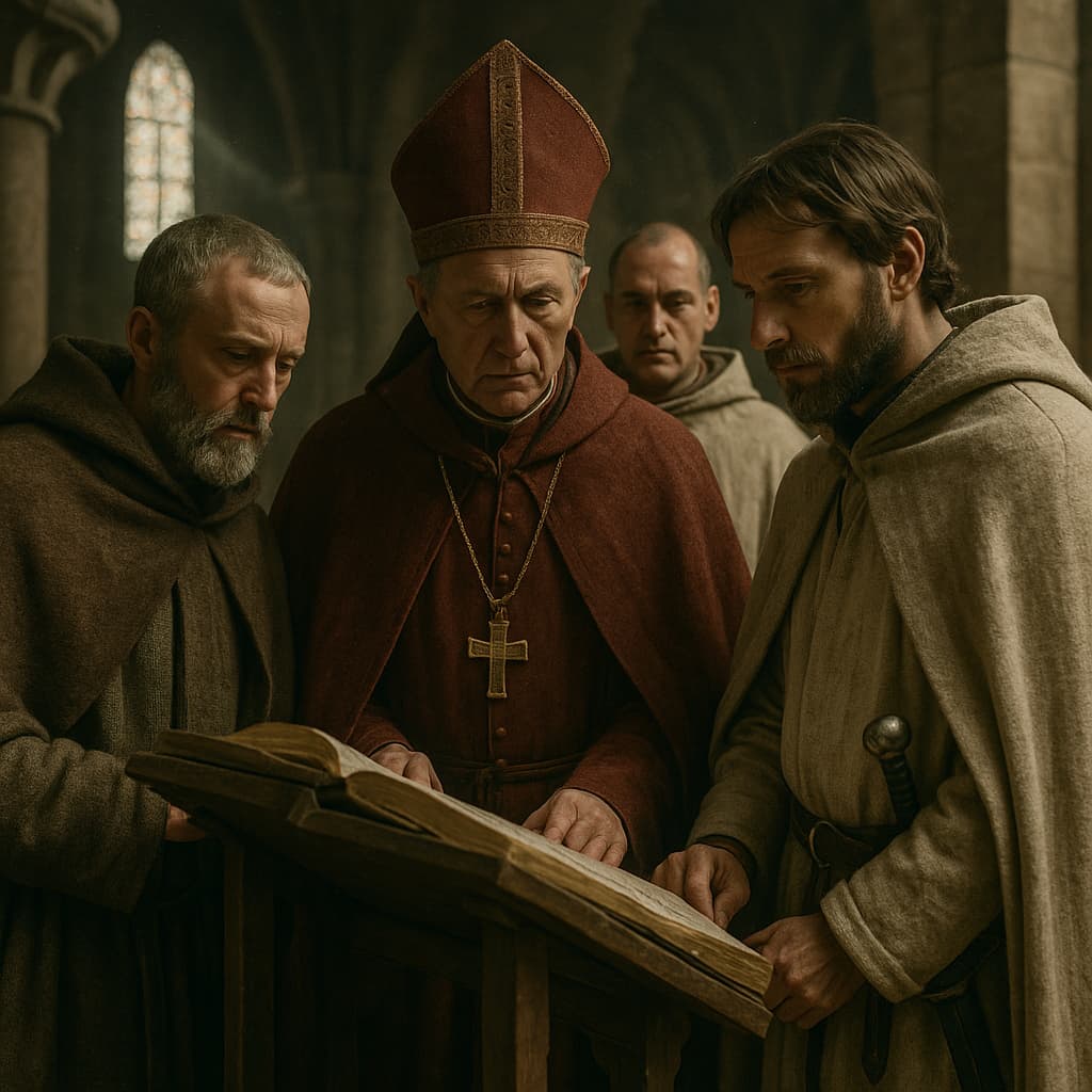 1129-1139, cómo Roma convirtió a los templarios en una orden autónoma. Las ilustraciones de esta sección están creadas mediante inteligencia artificial, bajo la dirección de nuestro equipo editorial. Esta tecnología nos permite dar vida a escenas históricas o legendarias, respetando nuestra pasión por la autenticidad y la imaginación. #Terressens, donde las historias toman forma