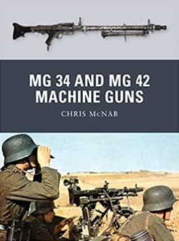 "Ametralladoras MG 34 y MG 42", Chris McNab (Autor), Ramiro Bujeiro (Ilustraciones), Edición en inglés