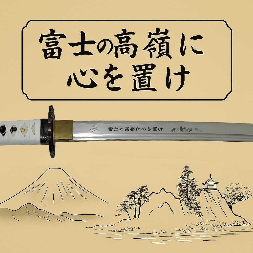 Pon tu corazón en la cima del Monte Fuji — Pon tu corazón en la cima del Monte Fuji. Las ilustraciones de esta sección se crean mediante inteligencia artificial, bajo la dirección de nuestro equipo editorial. Esta tecnología nos permite dar vida a escenas históricas o legendarias, respetando nuestra pasión por la autenticidad y la imaginación. #Terressens, donde las historias cobran forma.