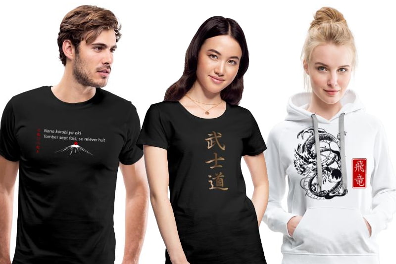 Camiseta, sudadera, sudadera con capucha... diseños inspirados en samuráis y katanas | Signature Collection #Terressens en Spreadshirt