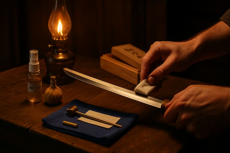 Mantenimiento de la espada japonesa #Terressens