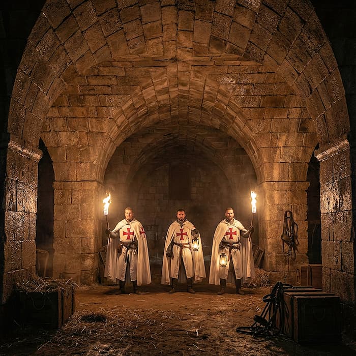 ¿Monte del Templo, excavaciones templarias o leyenda? Las ilustraciones de esta sección se han creado mediante inteligencia artificial, bajo la dirección de nuestro equipo editorial. Esta tecnología nos permite dar vida a escenas históricas o legendarias, respetando nuestra pasión por la autenticidad y la imaginación. #Terressens, donde las historias cobran vida.