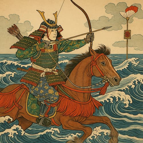 Nasu no Yoichi, el legendario arquero del Japón feudal #Terressens