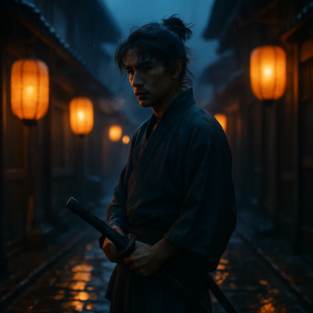 Cuando la katana forja héroes manga. Las ilustraciones de esta sección se crean mediante inteligencia artificial, bajo la dirección de nuestro equipo editorial. Esta tecnología nos permite dar vida a escenas históricas o legendarias, respetando nuestra pasión por la autenticidad y la imaginación. #Terressens, donde las historias toman forma