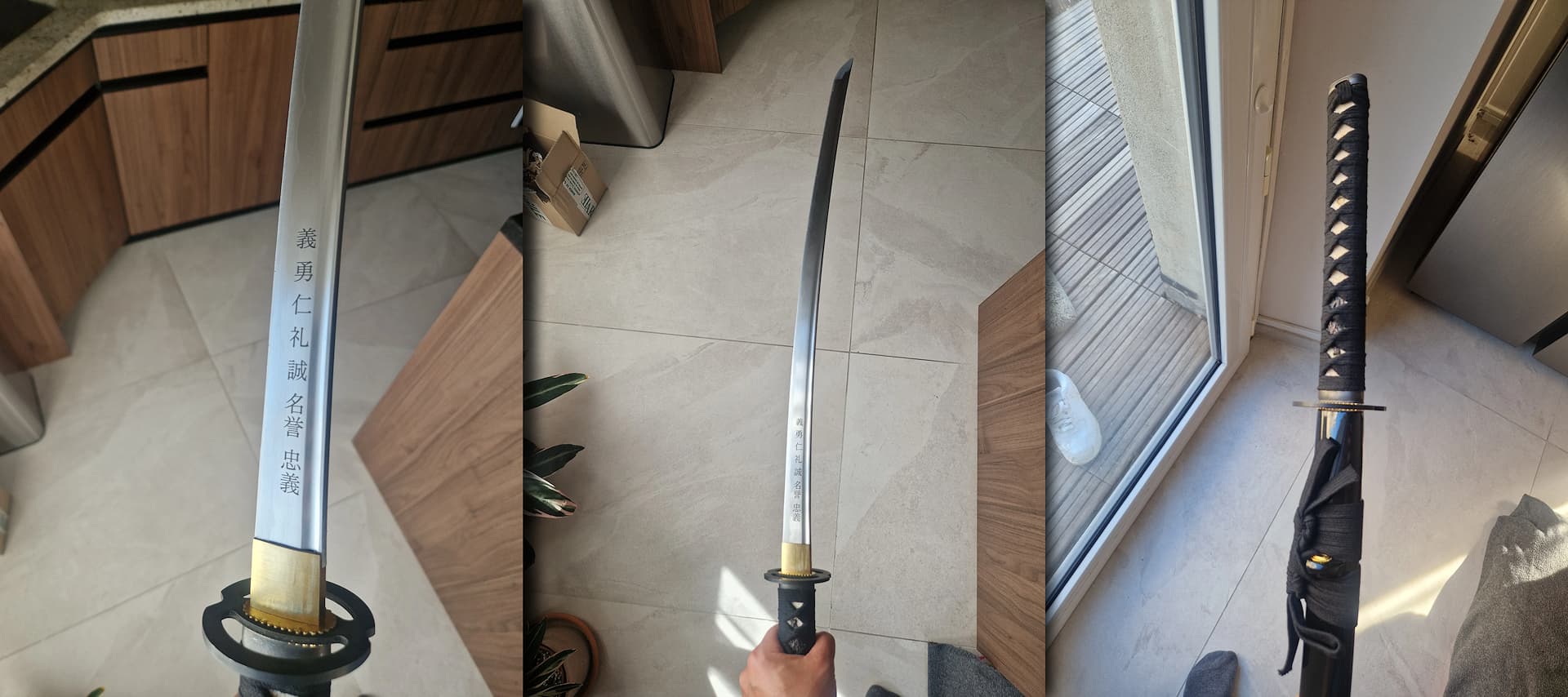 Katana y grabado personalizado | Foto cliente : J.S Bach. Todos los derechos reservados. Katana y grabado personalizado | Foto cliente : J.S Bach. Todos los derechos reservados.