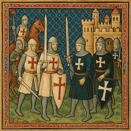 Templarios y Hospitalarios: hermanos de armas... y rivales #Terressens