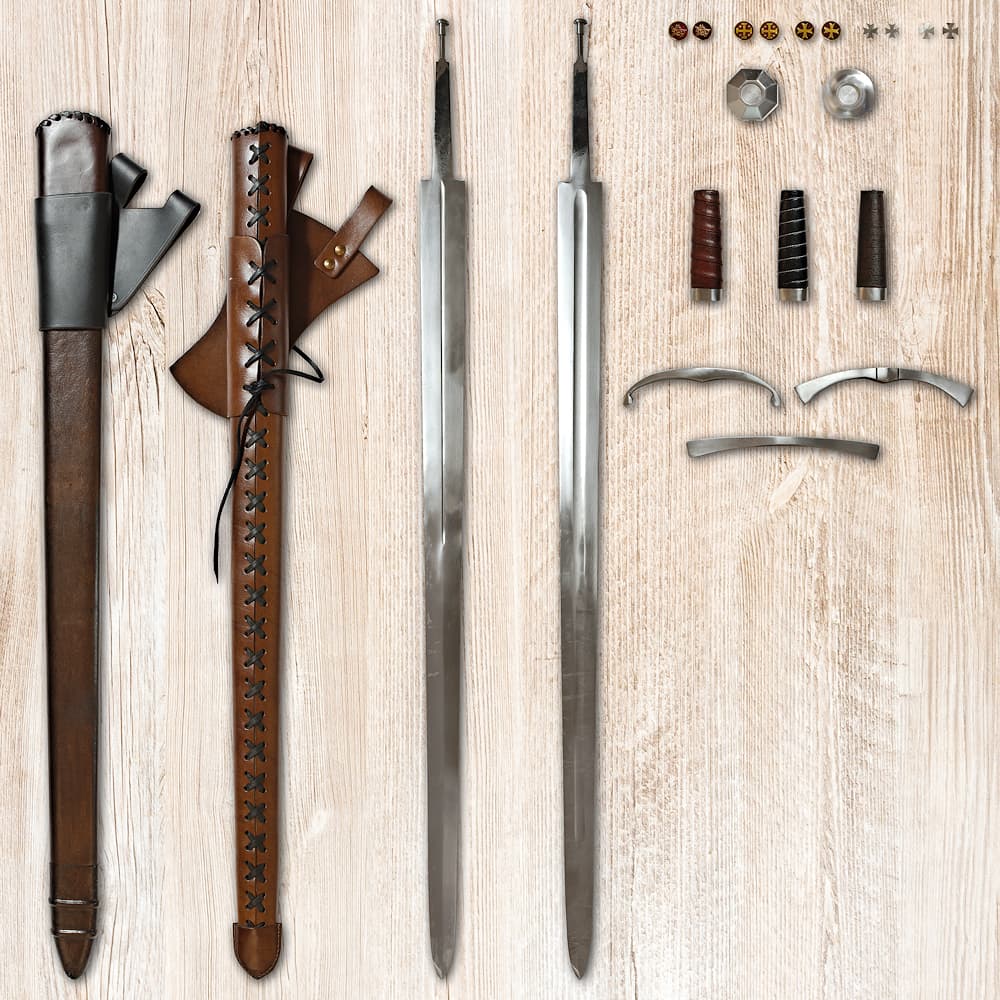 Espada medieval / templaria personalizada #Terressens