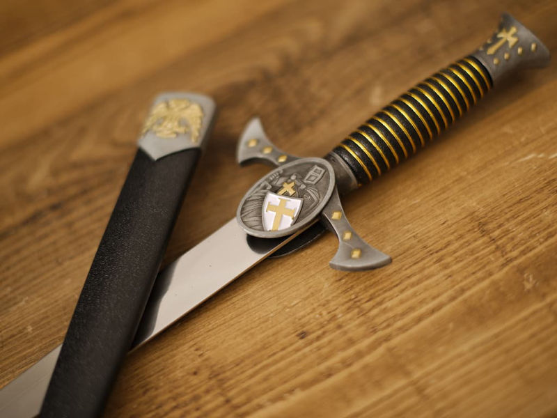 Daga simbólica templaria #Terressens