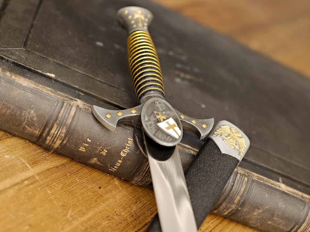 Daga simbólica templaria #Terressens