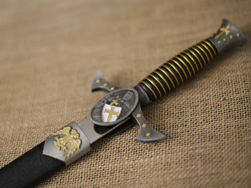 Daga simbólica templaria #Terressens