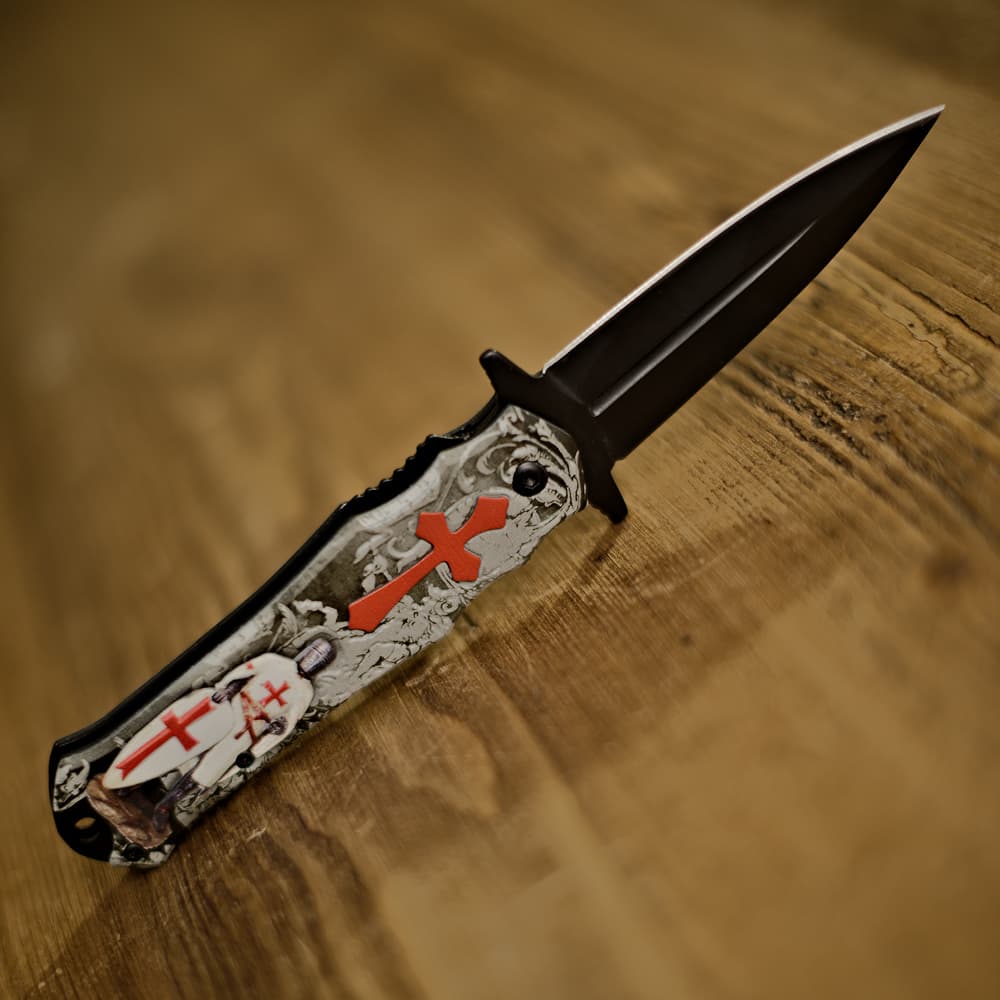 Cuchillo templario "manto blanco" #Terressens