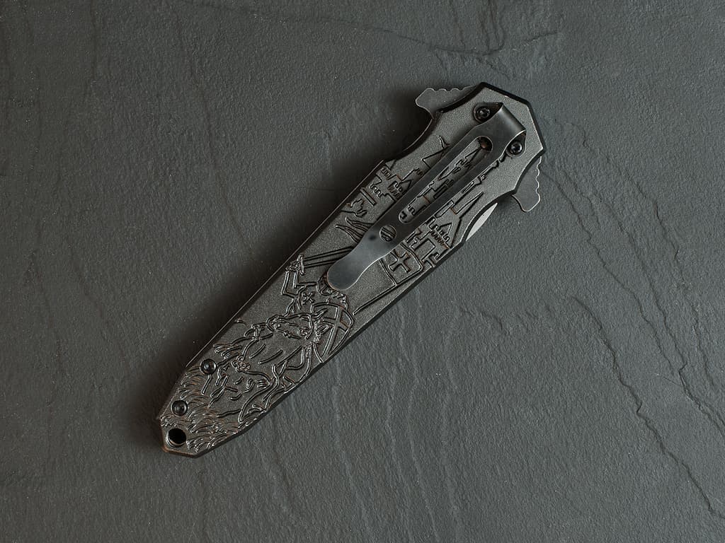 Abrecartas espada templaria vaina roja Cuchillo de batalla templario #Terressens