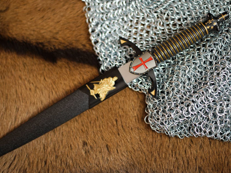 Daga simbólica templaria #Terressens Baussant, daga simbólica templaria #Terressens