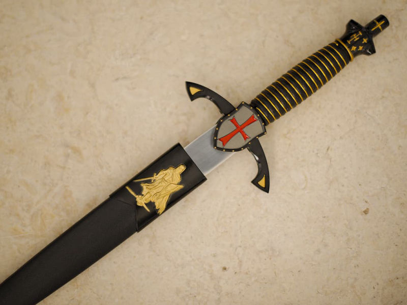 Daga simbólica templaria #Terressens Baussant, daga simbólica templaria #Terressens