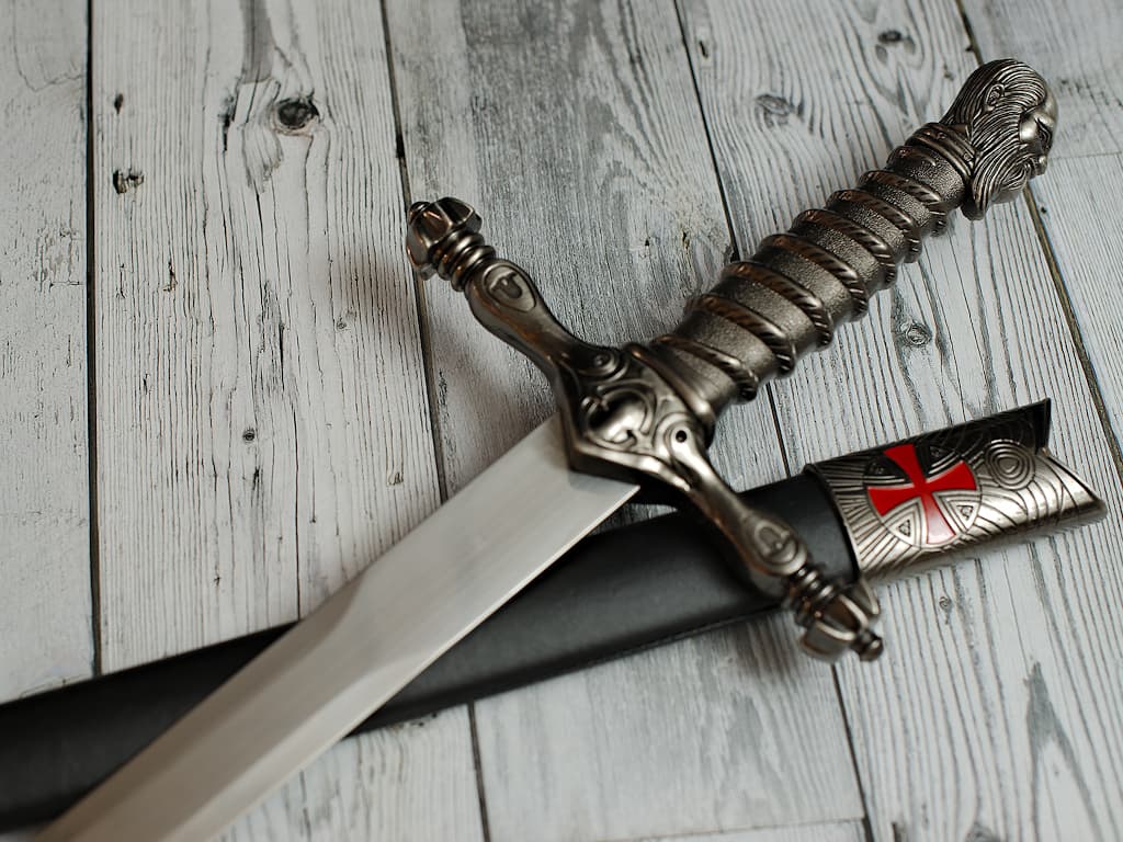 Espada ceremonial templaria "Jacques de Molay" #Terressens Espada ceremonial templaria "Jacques de Molay" #Terressens