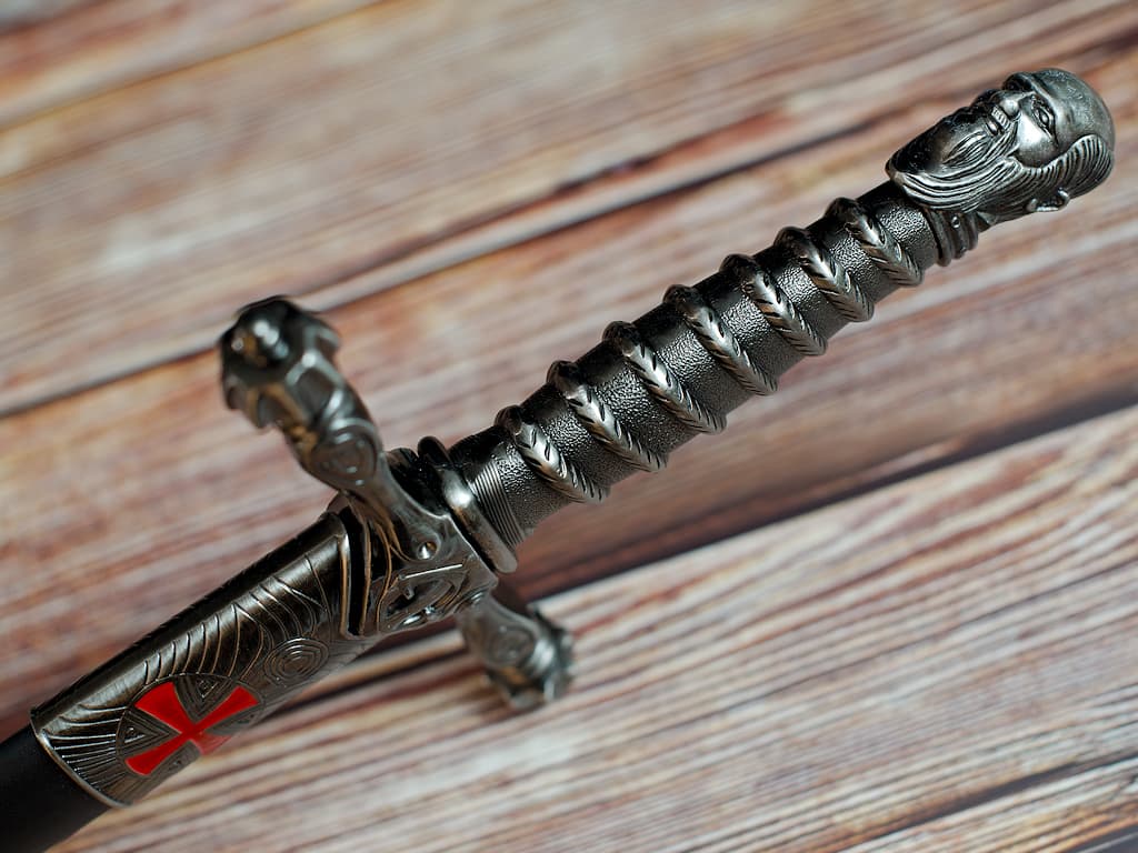 Espada ceremonial templaria "Jacques de Molay" #Terressens Espada ceremonial templaria "Jacques de Molay" #Terressens