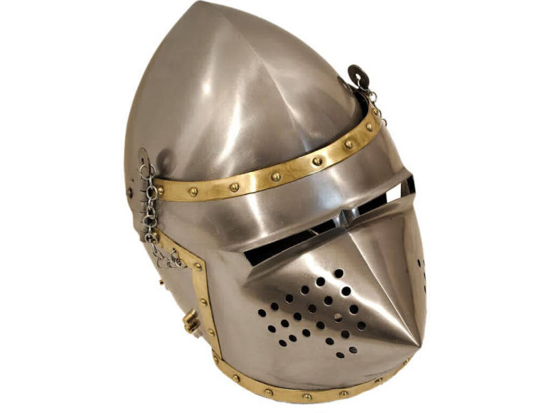 Casco medieval Moisés Pigface