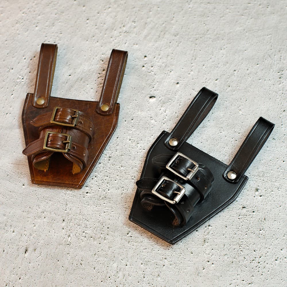 Funda medieval para espada / daga en cuero marrón o negro #Terressens