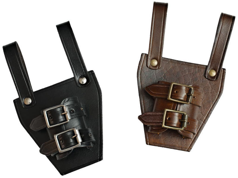 Espada medieval forjada "Vicit semper" (siempre victoriosa) ⚔ #Terressens Funda medieval para espada / daga en cuero marrón o negro #Terressens