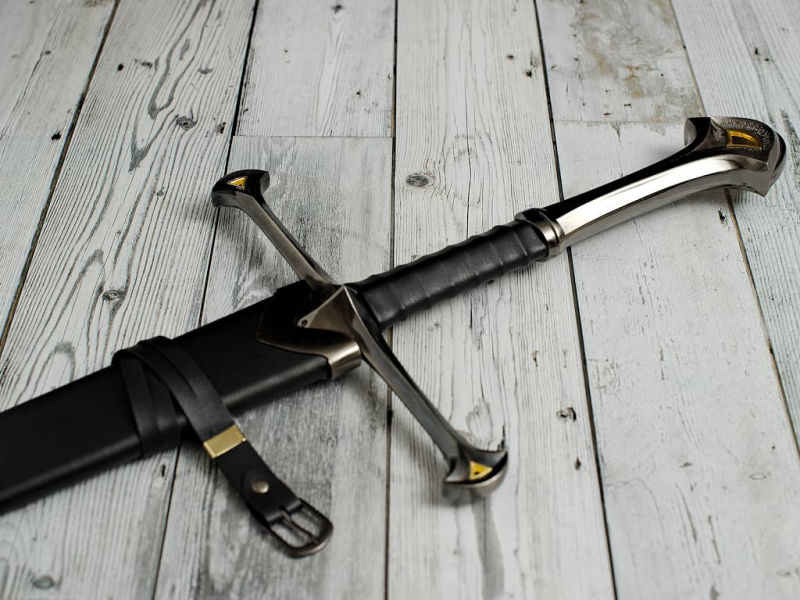 La espada reforjada de Aragorn, Andúril (El Señor de los Anillos) #Terressens La espada reforjada de Aragorn, Andúril (El Señor de los Anillos) #Terressens