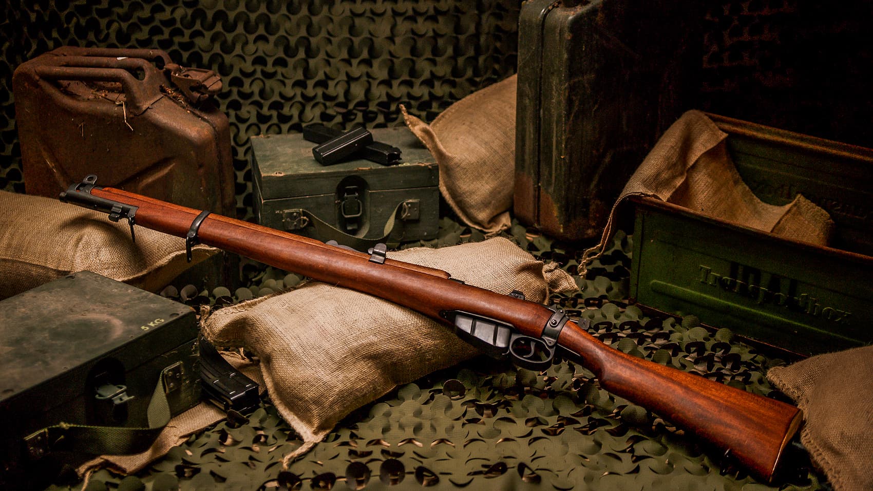 Fusil corto Lee-Enfield Mk III con cargador (Short, Magazine, Lee-Enfield - SMLE) #Terressens Fusil corto Lee-Enfield Mk III con cargador (Short, Magazine, Lee-Enfield - SMLE) #Terressens