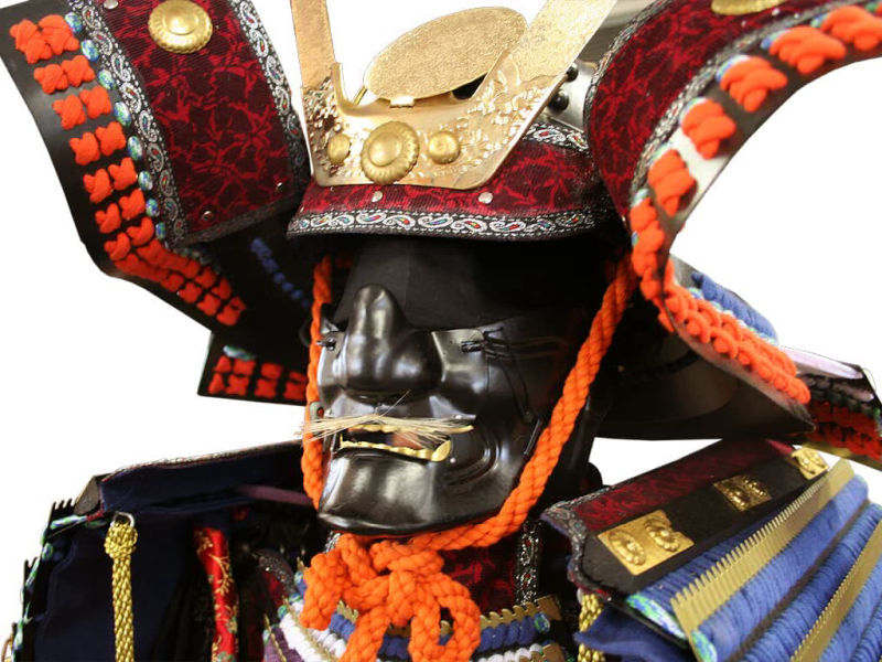 Masque de l'armure de samouraï rouge (Kabuto 兜) Masque de l'armure de samouraï rouge (Kabuto 兜)