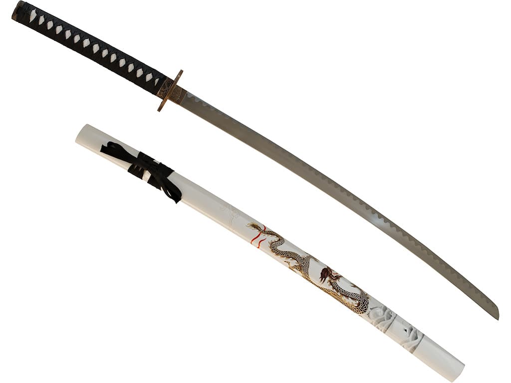 Katana de décoration « dragon mystérieux » #Terressens Katana de décoration « dragon mystérieux » #Terressens