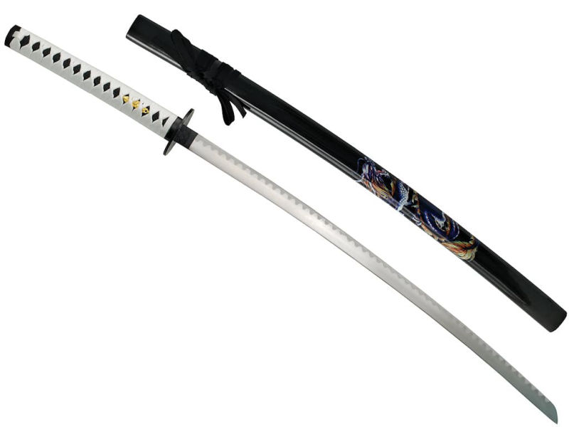 Katana de décoration « Dragon des profondeurs » #Terressens Katana de décoration « Dragon des profondeurs » #Terressens