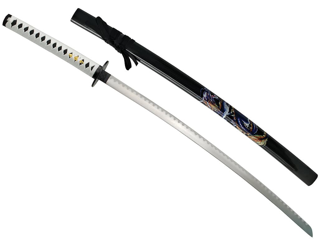 Katana de décoration « Dragon des profondeurs » #Terressens Katana de décoration « Dragon des profondeurs » #Terressens