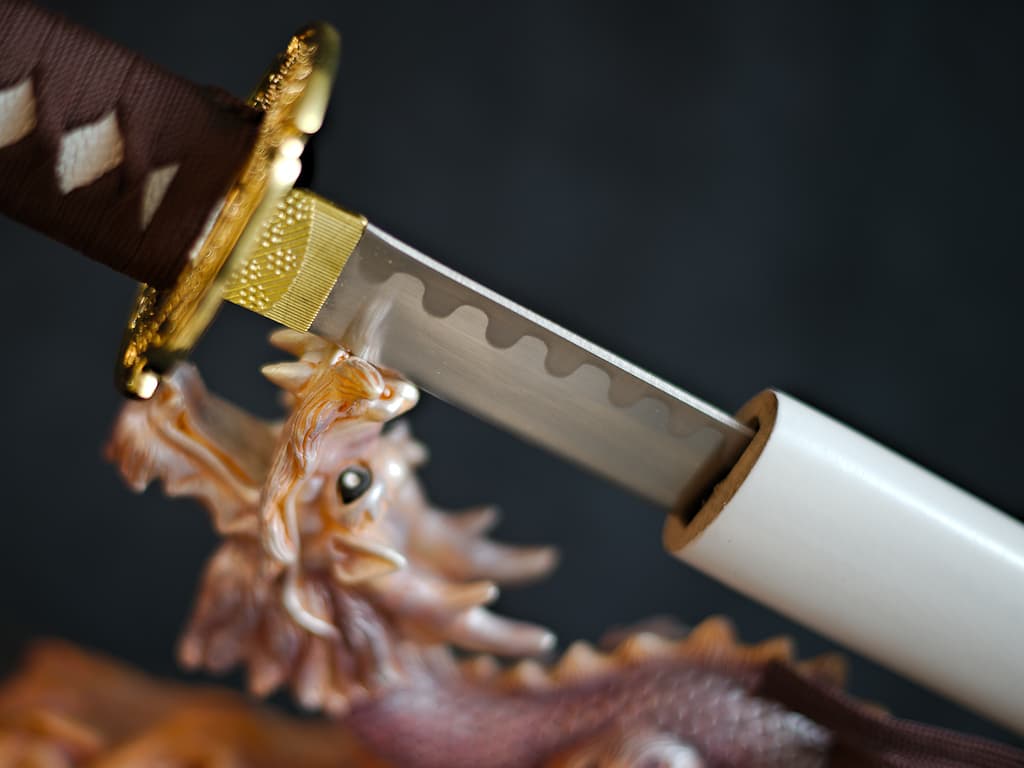 Katana de décoration « Dragon de Terre » #Terressens Katana de décoration « Dragon de Terre » #Terressens