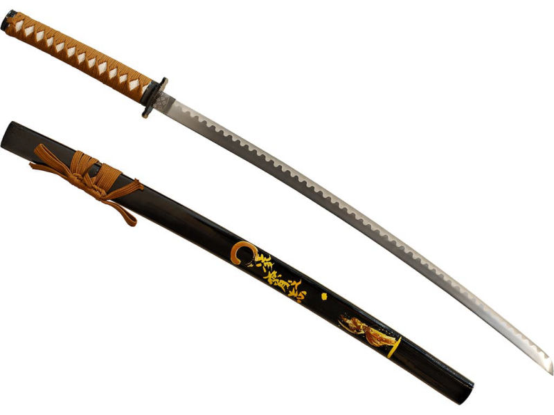 Kintsugi (金継ぎ), katana du « Samouraï d'or », décoration #Terressens Kintsugi (金継ぎ), katana du « Samouraï d'or », décoration #Terressens
