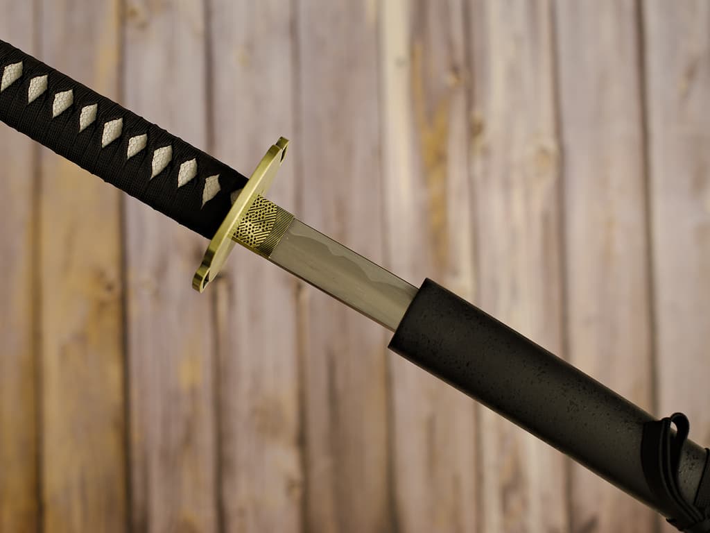 Nodachi (野太刀 long sabre japonais, ou ōdachi 大太刀, épée longue) #Terressens Nodachi (野太刀 long sabre japonais, ou ōdachi 大太刀, épée longue) #Terressens