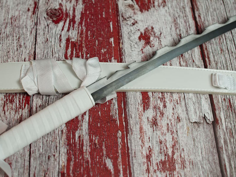 Katana de décoration « Dragon joueur » #Terressens Sabre d'Inosuke Hashibira, du manga Demon Slayer : Kimetsu No Yaiba #Terressens