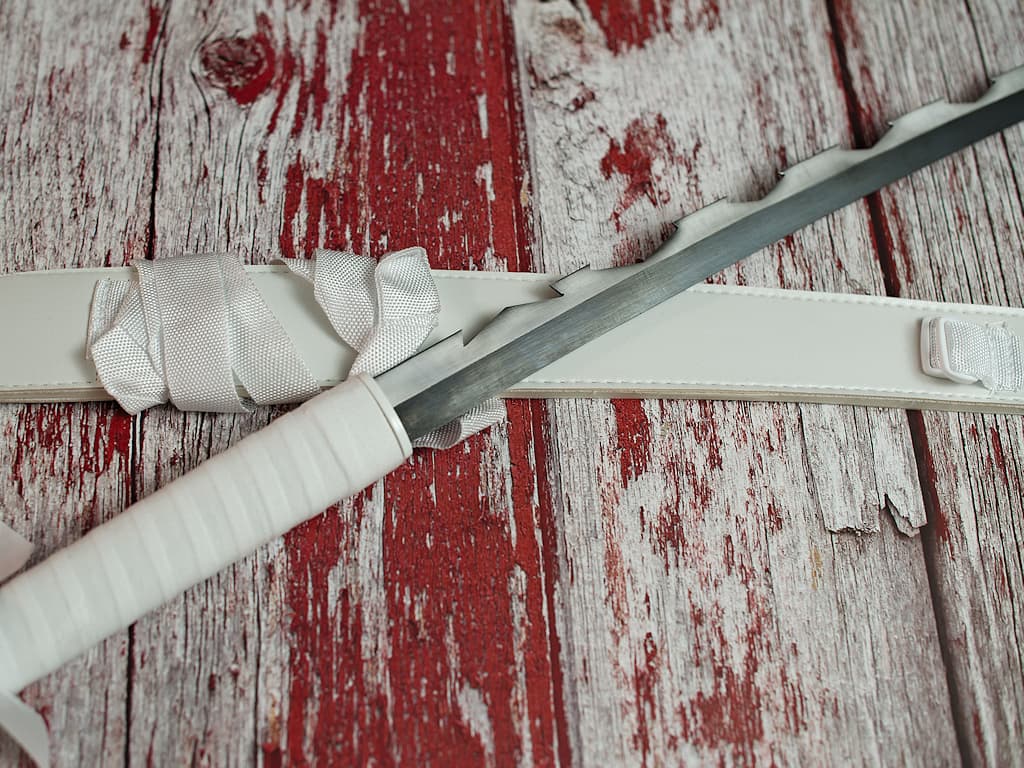 Katana de décoration « Dragon joueur » #Terressens Sabre d'Inosuke Hashibira, du manga Demon Slayer : Kimetsu No Yaiba #Terressens