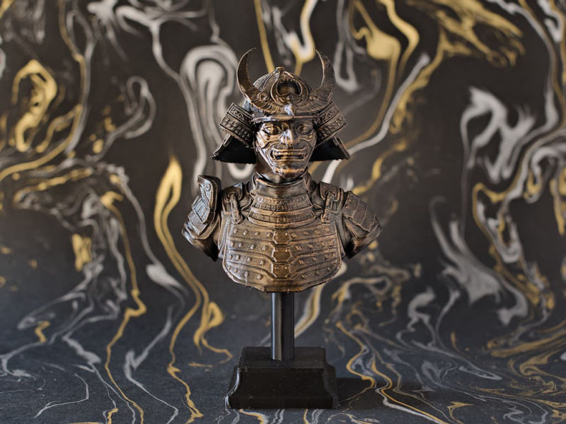 Buste de samouraï #Terressens Buste de samouraï #Terressens