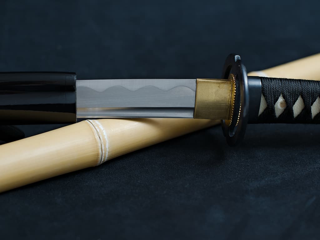 Wakizashi aiguisé noir Miyamoto Musashi 宮本 武蔵 #Terressens Wakizashi aiguisé noir Miyamoto Musashi 宮本 武蔵 #Terressens