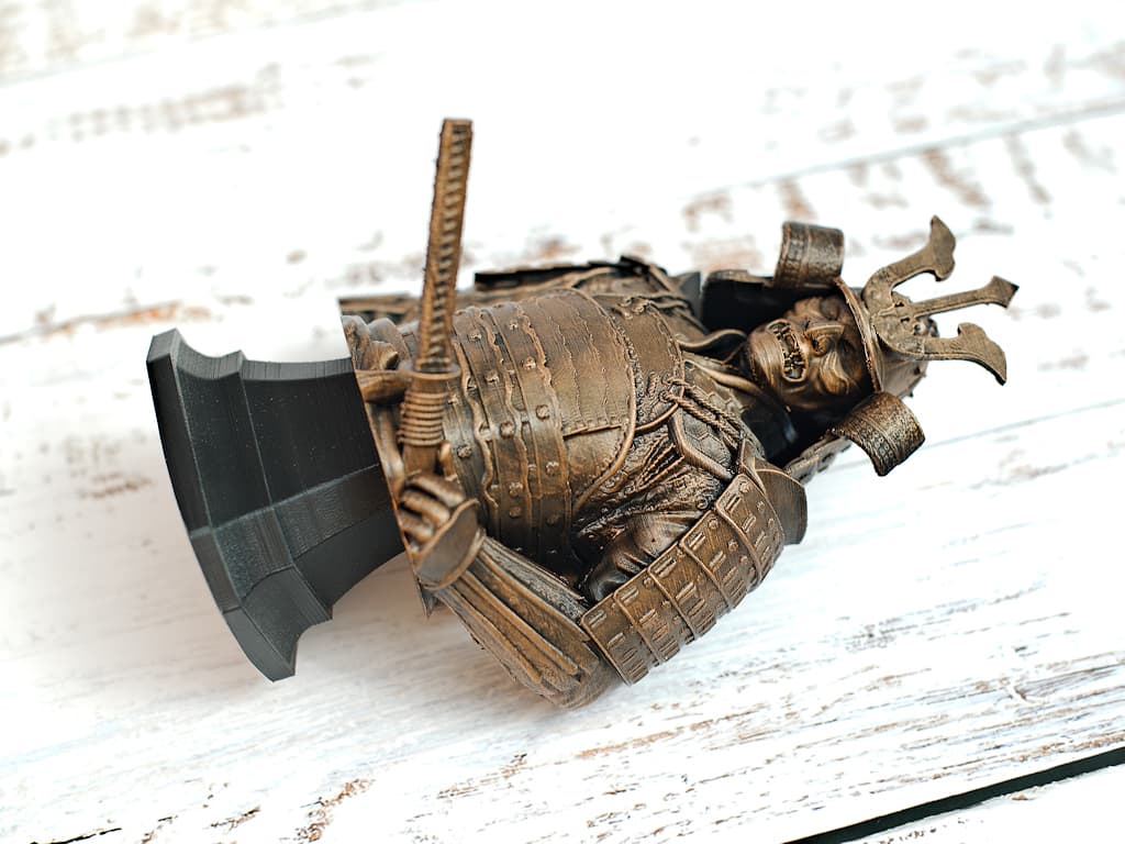 Buste de samouraï avec katana #Terressens Buste de samouraï avec katana #Terressens