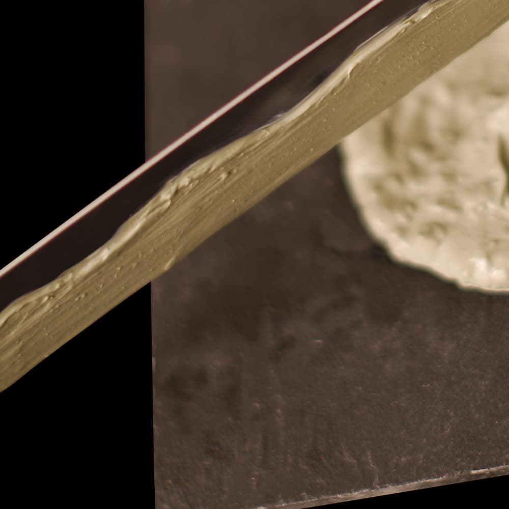 Preparación de un temple de arcilla para el tratamiento térmico diferencial con Hamon genuino (刃文) #Terressens