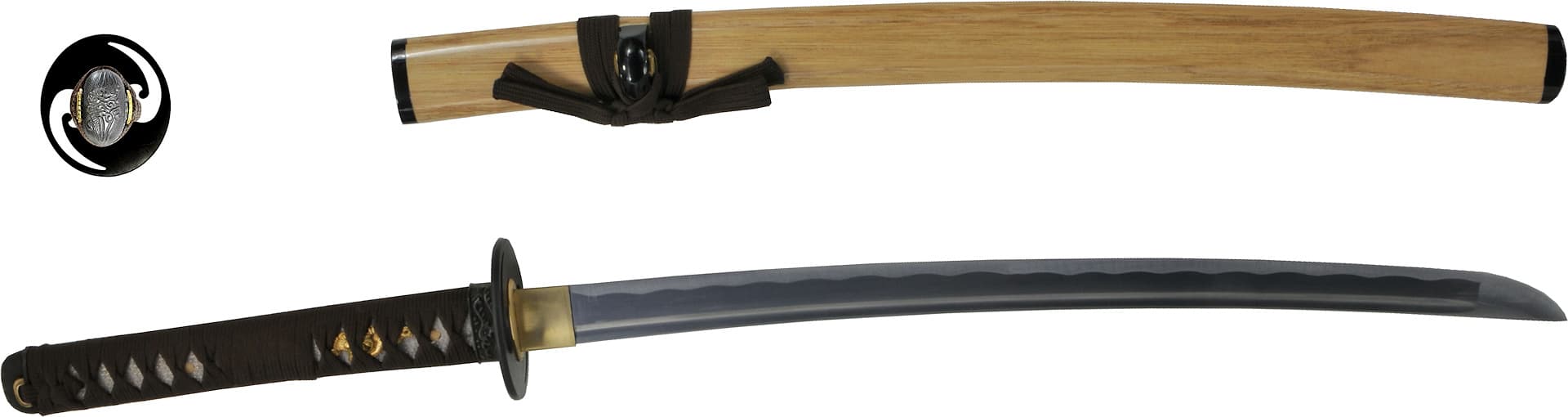 Mù-jīn, madera afilada wakizashi (mù, 木) metal (jīn, 金).