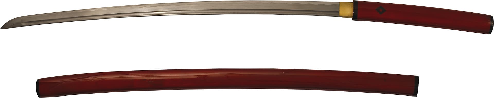 Kaji, shirasaya de fuego (火事), forja damasquinada.