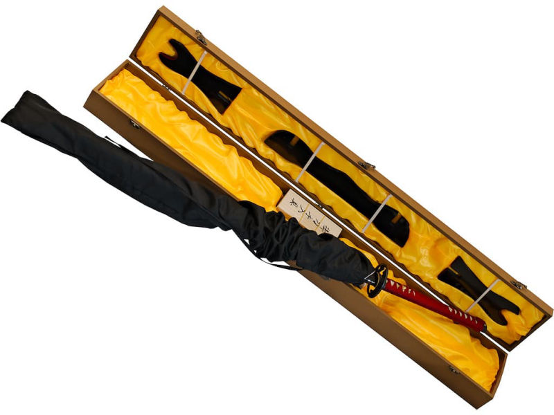 Ake katana afilada (朱, rojo sangre), ito y sageo rojo oscuro #Terressens Ake katana afilada (朱, rojo sangre), ito y sageo rojo oscuro #Terressens