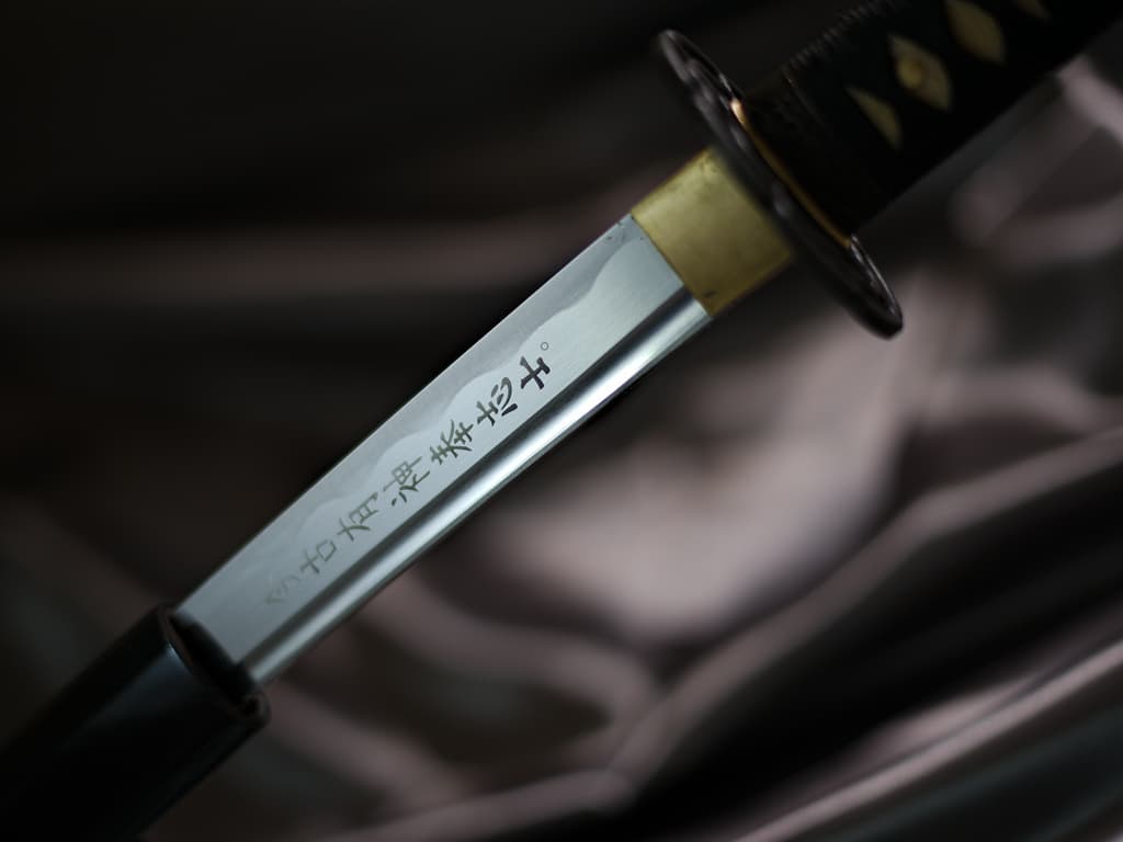 "The Last Samurai" katana afilada, hoja grabada #Terressens "The Last Samurai" katana afilada, hoja grabada #Terressens