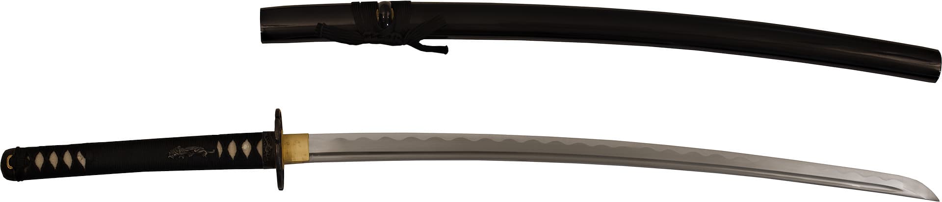 "The Last Samurai" katana afilada, hoja grabada #Terressens