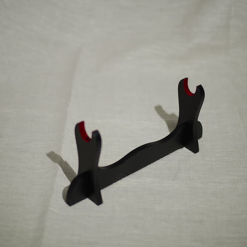 Soporte de presentación de espada japonesa (katana) con protección de saya #Terressens Soporte de presentación de espada japonesa (katana) con protección de saya #Terressens