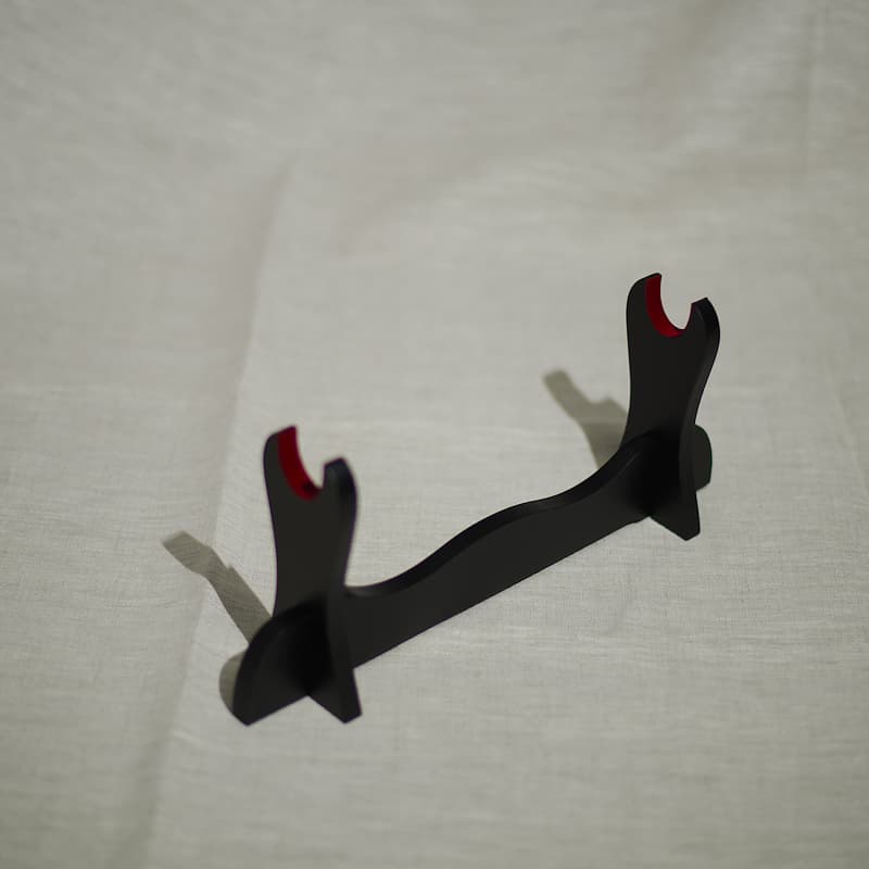 Soporte de presentación de espada japonesa (katana) con protección de saya #Terressens Soporte de presentación de espada japonesa (katana) con protección de saya #Terressens