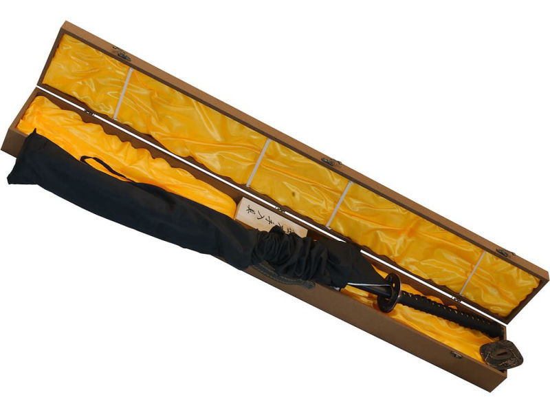 Katana Kettō afilada (決闘 duelo), saya (鞘) negro mate #Terressens Katana Kettō afilada (決闘 duelo), saya (鞘) negro mate #Terressens