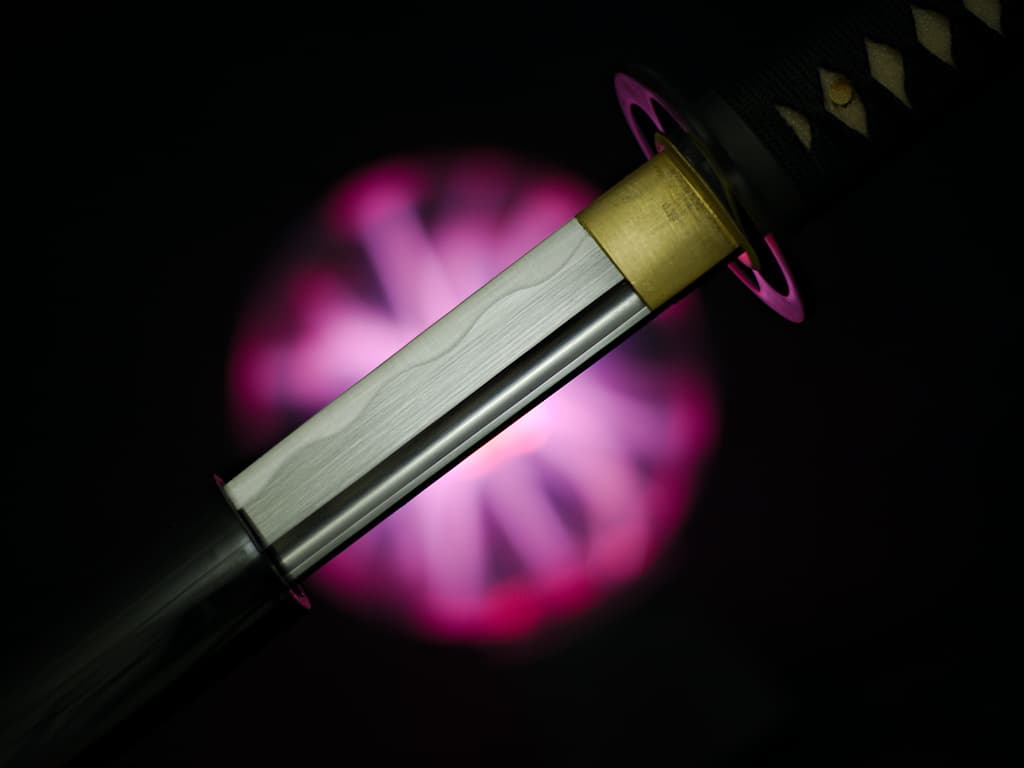 Kuro no tenshi, katana afilada "Ángel negro" (黒の天使) #Terressens Kuro no tenshi, katana afilada "Ángel negro" (黒の天使) #Terressens