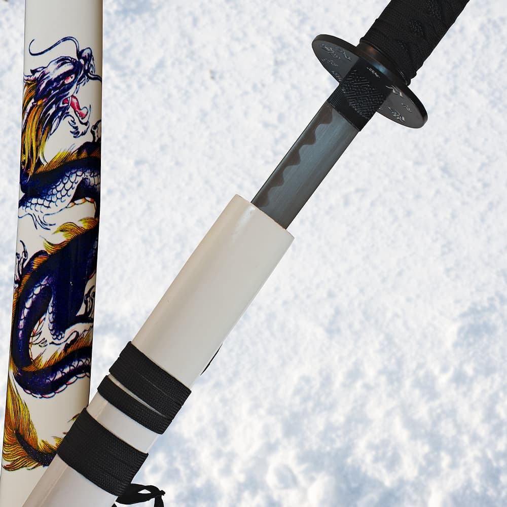 Katana de coleccionista "Snow Dragon" #Terressens